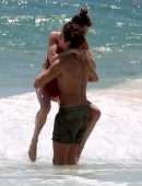 Grace Elizabeth in Bikini at the Beach in Tulum
