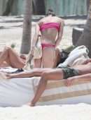 Grace Elizabeth in Bikini at the Beach in Tulum