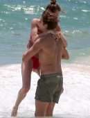 Grace Elizabeth in Bikini at the Beach in Tulum