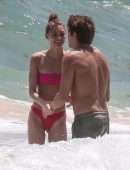 Grace Elizabeth in Bikini at the Beach in Tulum