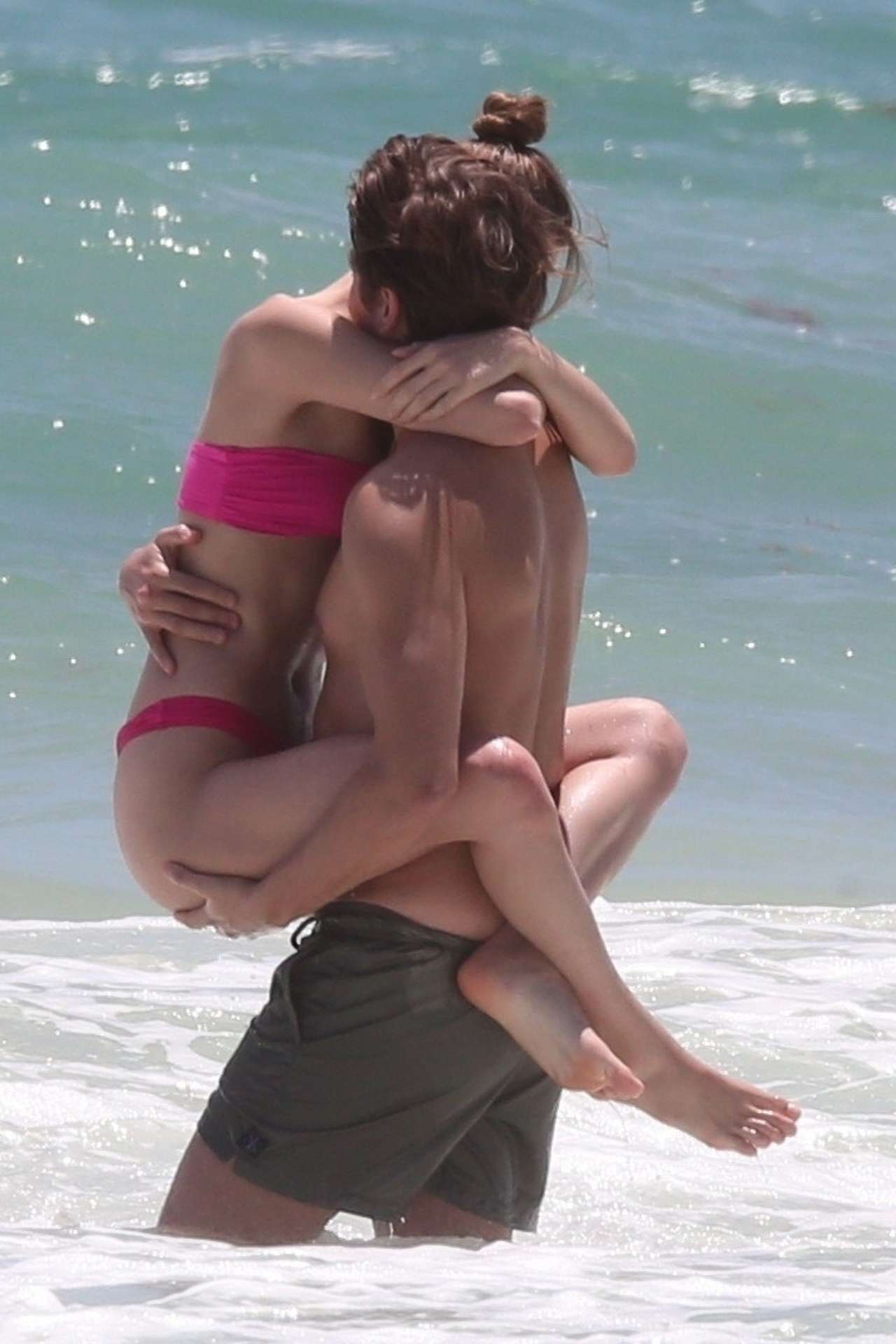 Grace Elizabeth in Bikini at the Beach in Tulum