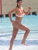 Hailee Lautenbach in Bikini at the Pool in Las Vegas