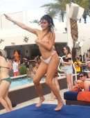 Hailee Lautenbach in Bikini at the Pool in Las Vegas