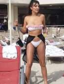 Hailee Lautenbach in Bikini at the Pool in Las Vegas