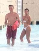Hailee Lautenbach in Bikini at the Pool in Las Vegas