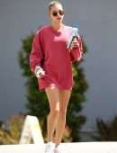 Hailey Baldwin Out After Pilates Class in Los Angeles
