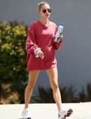 Hailey Baldwin Out After Pilates Class in Los Angeles