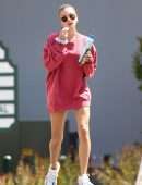 Hailey Baldwin Out After Pilates Class in Los Angeles