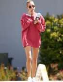 Hailey Baldwin Out After Pilates Class in Los Angeles