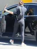 Irina Shayk Wraps up a Gym Session in Beverly Hills