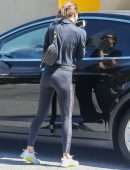 Irina Shayk Wraps up a Gym Session in Beverly Hills