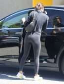 Irina Shayk Wraps up a Gym Session in Beverly Hills