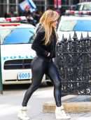 Jennifer Lopez Booty on the Set of Hustlers in New York