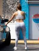 Jennifer Lopez Booty Outside a Gym in Miami