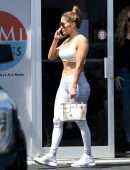 Jennifer Lopez Booty Outside a Gym in Miami