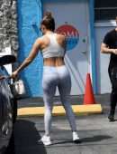 Jennifer Lopez Booty Outside a Gym in Miami