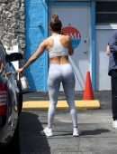Jennifer Lopez Booty Outside a Gym in Miami