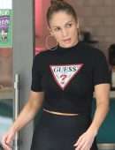 Jennifer Lopez and Alex Rodriguez take the Kids to a Yoga Class in Miami