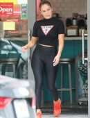 Jennifer Lopez and Alex Rodriguez take the Kids to a Yoga Class in Miami