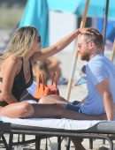 Jessica Ledon in Swimsuit on the Beach in Miami
