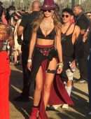 Josephine Skriver at the Coachella Valley Music And Arts Festival in Indio