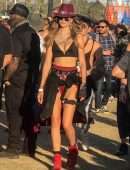 Josephine Skriver at the Coachella Valley Music And Arts Festival in Indio