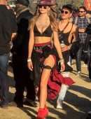 Josephine Skriver at the Coachella Valley Music And Arts Festival in Indio