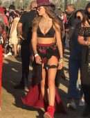 Josephine Skriver at the Coachella Valley Music And Arts Festival in Indio