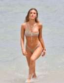 Joy Corrigan Lingerie Photoshoot on Miami Beach
