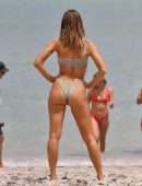 Joy Corrigan Lingerie Photoshoot on Miami Beach