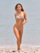 Joy Corrigan Lingerie Photoshoot on Miami Beach