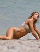 Joy Corrigan Lingerie Photoshoot on Miami Beach