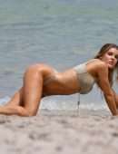 Joy Corrigan Lingerie Photoshoot on Miami Beach