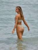 Joy Corrigan Lingerie Photoshoot on Miami Beach