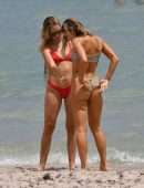Joy Corrigan Lingerie Photoshoot on Miami Beach