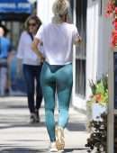 Julianne Hough Booty in Tights at Joan's On Third in LA