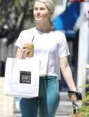 Julianne Hough Booty in Tights at Joan's On Third in LA