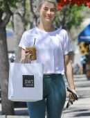 Julianne Hough Booty in Tights at Joan's On Third in LA