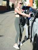 Julianne Hough Leaving a Gym in Studio City