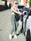 Julianne Hough Leaving a Gym in Studio City