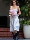 Kaia Gerber Leaving a Talita Von Furstenberg for DVF Event in West Hollywood