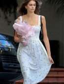 Kaia Gerber Leaving a Talita Von Furstenberg for DVF Event in West Hollywood