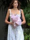 Kaia Gerber Leaving a Talita Von Furstenberg for DVF Event in West Hollywood