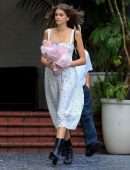 Kaia Gerber Leaving a Talita Von Furstenberg for DVF Event in West Hollywood