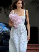 Kaia Gerber Leaving a Talita Von Furstenberg for DVF Event in West Hollywood