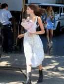 Kaia Gerber Leaving a Talita Von Furstenberg for DVF Event in West Hollywood