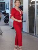 Katheryn Winnick Outside the Hotel Martinez in Cannes