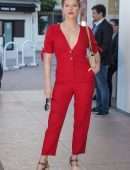 Katheryn Winnick Outside the Hotel Martinez in Cannes