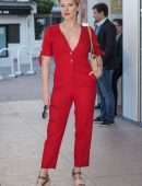Katheryn Winnick Outside the Hotel Martinez in Cannes