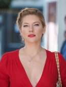 Katheryn Winnick Outside the Hotel Martinez in Cannes